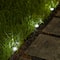 Glitzhome® 5.25" Solar Powered LED Pathway Ground Lights Set